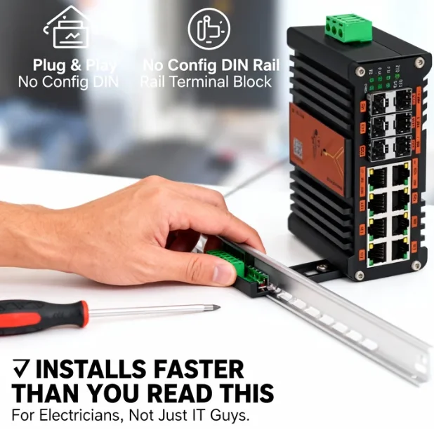 สวิตช์ PoE แบบมีการจัดการระดับ - Sfp+ 10G Managed Switch 8 Port บทวิจารณ์และราคา